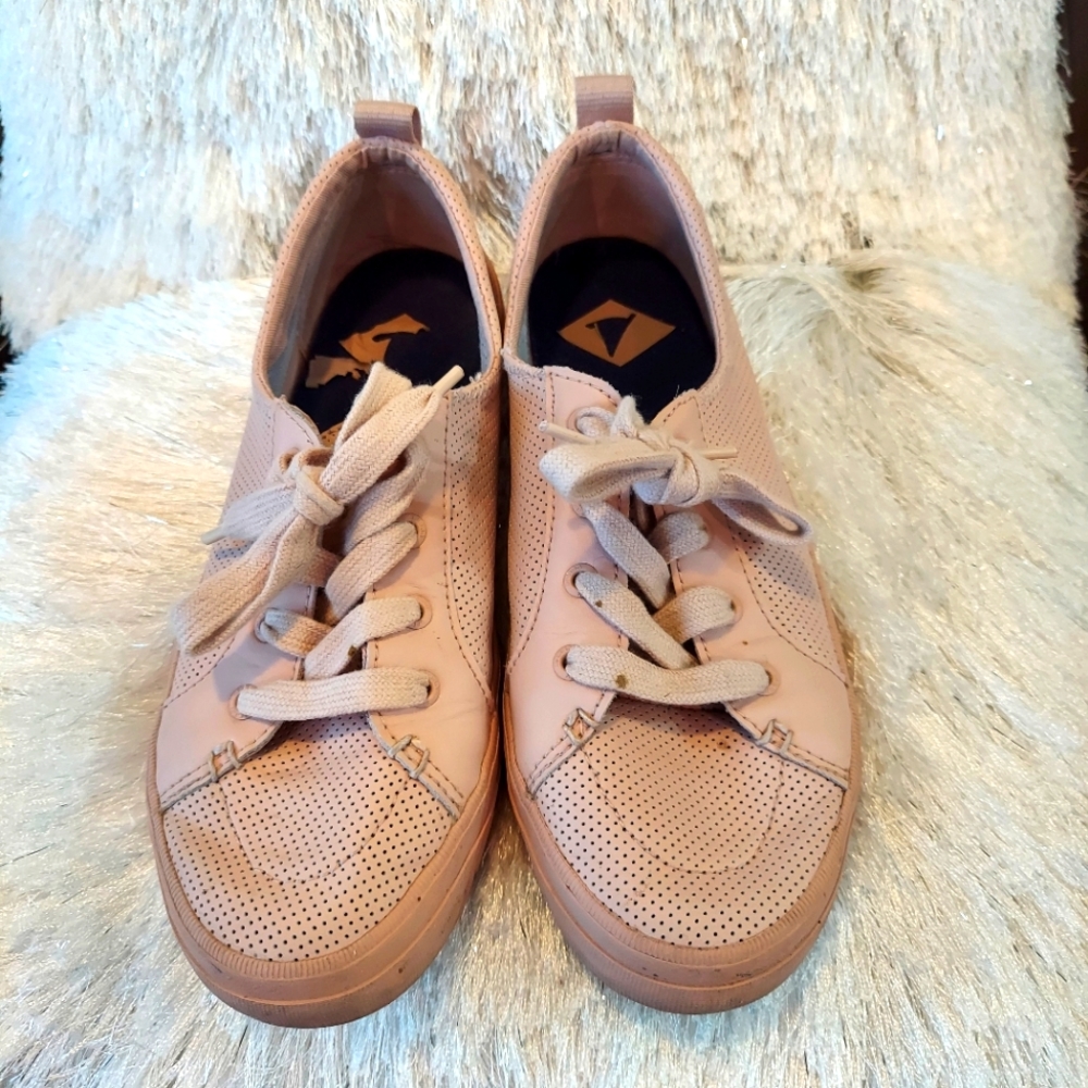 Sperry pink sneakers laces Size 8